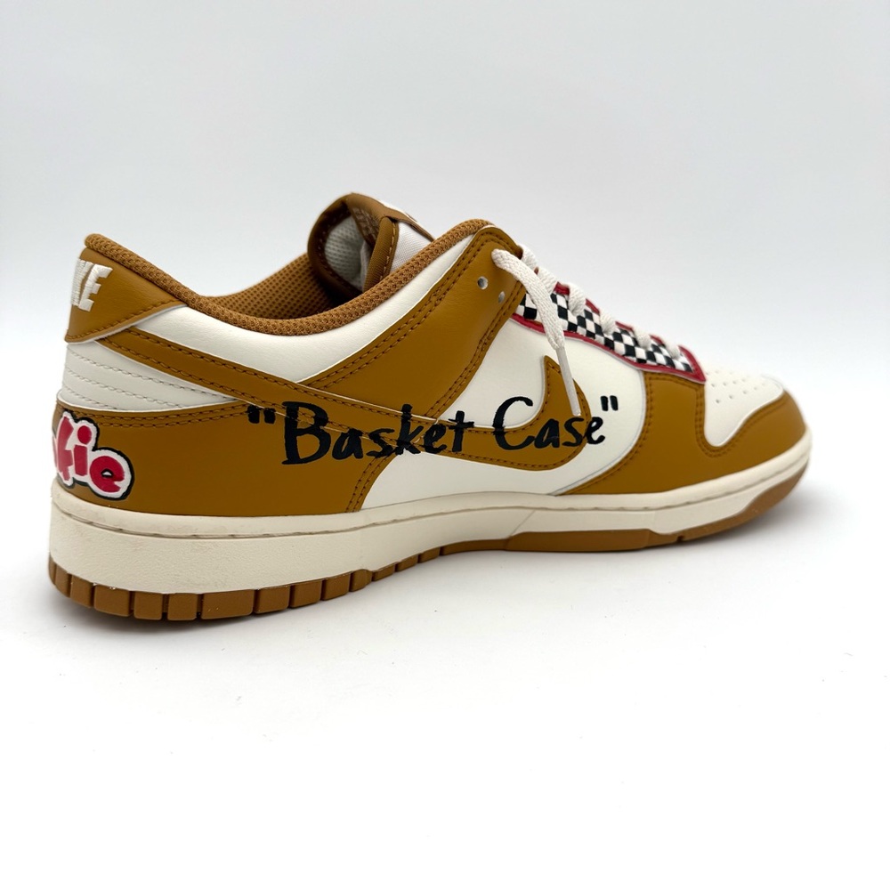 NIB NWT New Nike Dunk Low Retro Men's 10.5 Custom Green Day Dookie Shoes Kicks - Picture 7 of 11